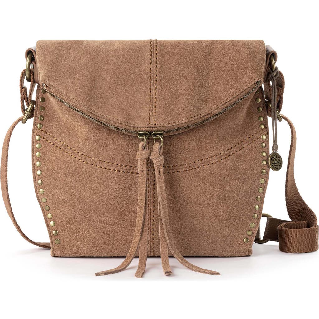 The Sak Silverlake Crossbody Bag In Tobacco Floral Emboss