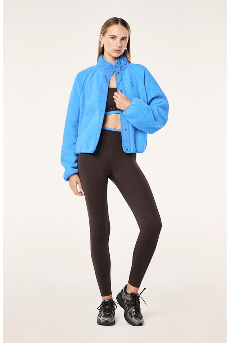 Venture Faux Shearling Jacket, Alternate, color, MARINA