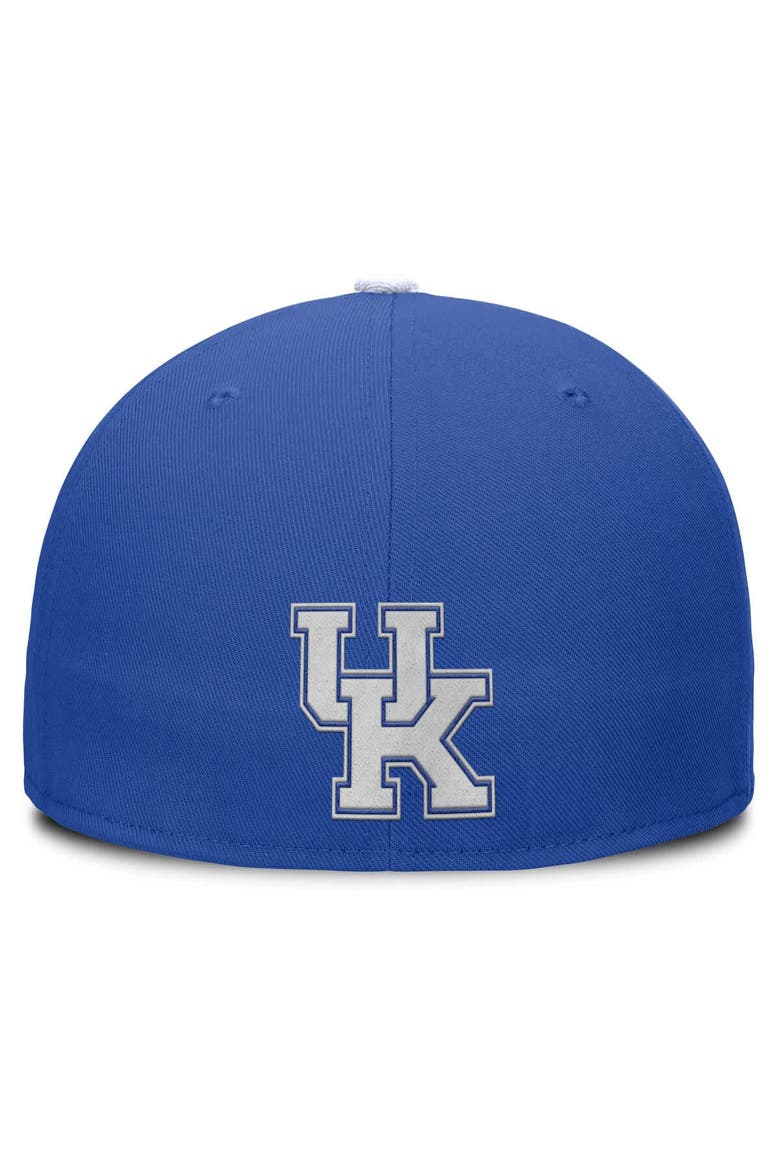 Men's Nike Royal/White Kentucky Wildcats Two-Tone Primetime Performance Fitted Hat, Alternate, color, Royal