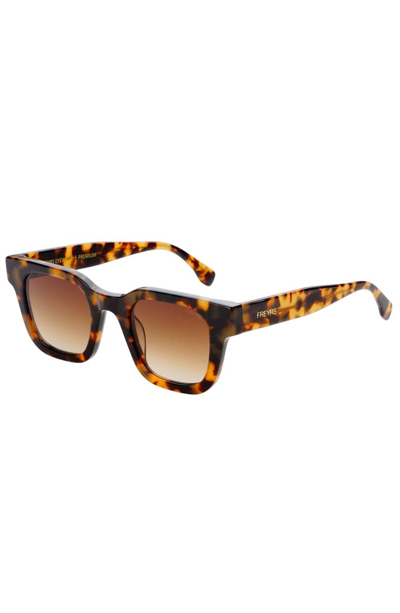 FREYRS Eyewear Atlas Square Sunglasses, Alternate, color, Tortoise / Brown