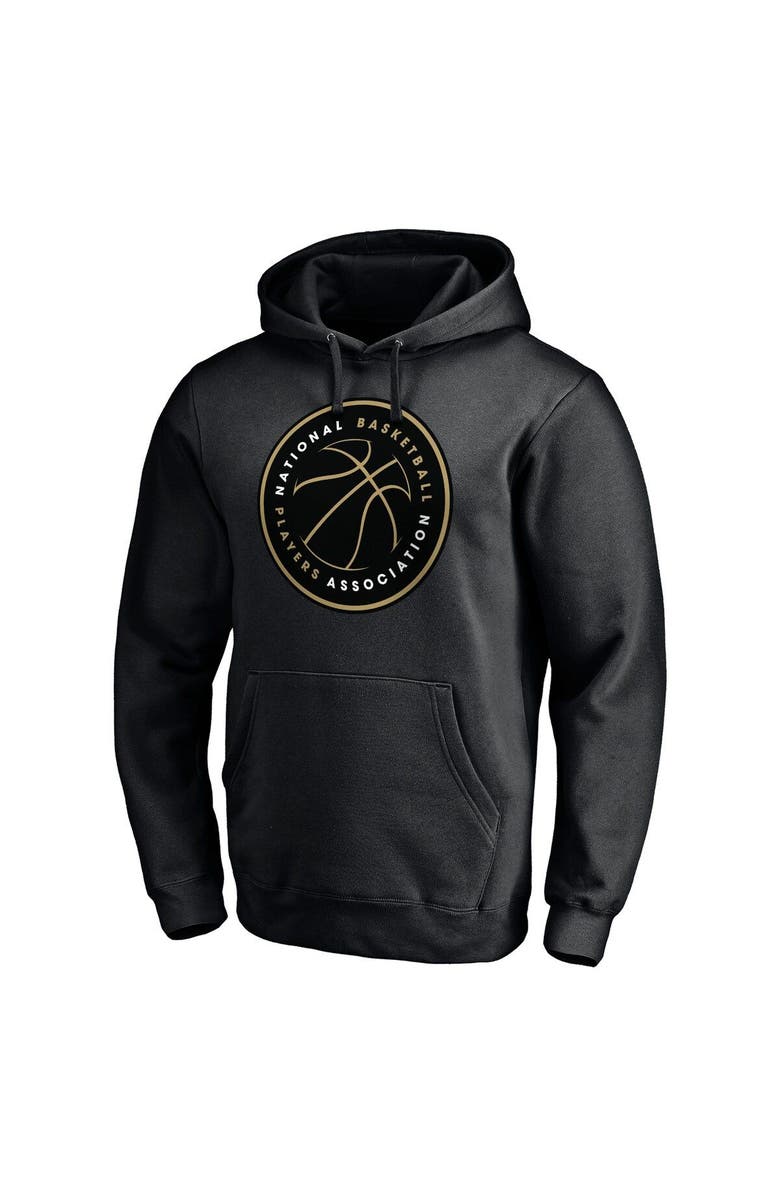 FANATICS Men's Fanatics Branded Black NBPA Fan Favorite Fitted Pullover Hoodie, Alternate, color, 