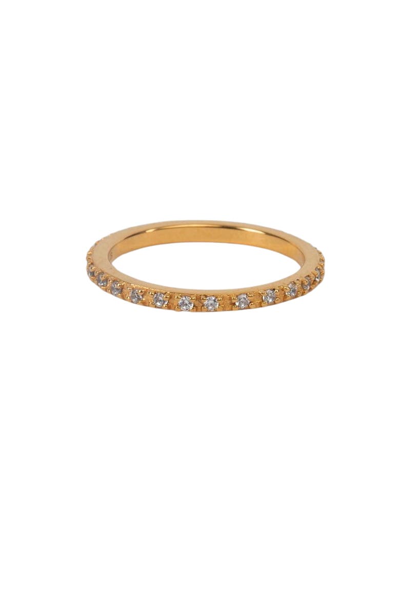 CZ Eternity Gold Band Ring, Main, color, Gold
