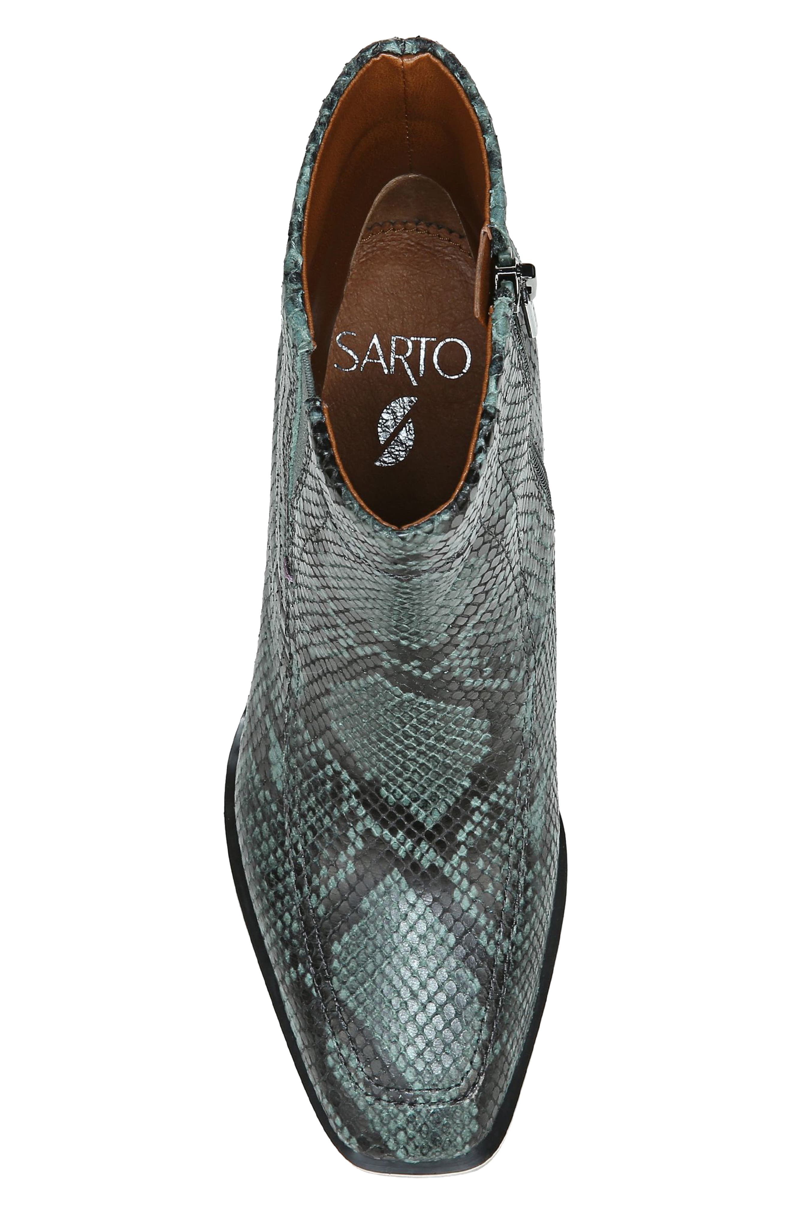 Romana Square Toe Bootie, Alternate, color, TEAL