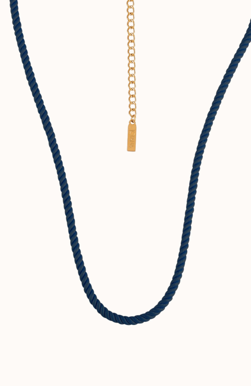 Joiana Jewelry The Rope Necklace In Blue