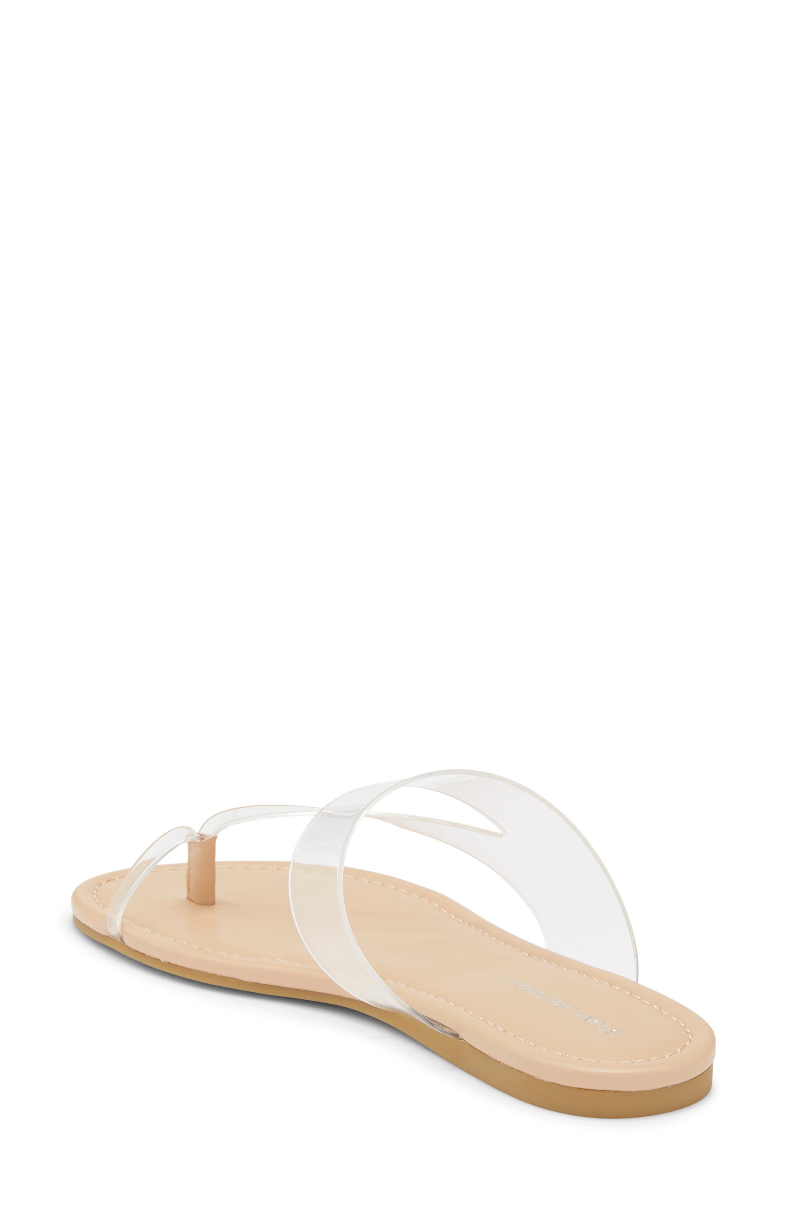Remy Toe Strap Sandal, Alternate, color, CLEAR ADOBE