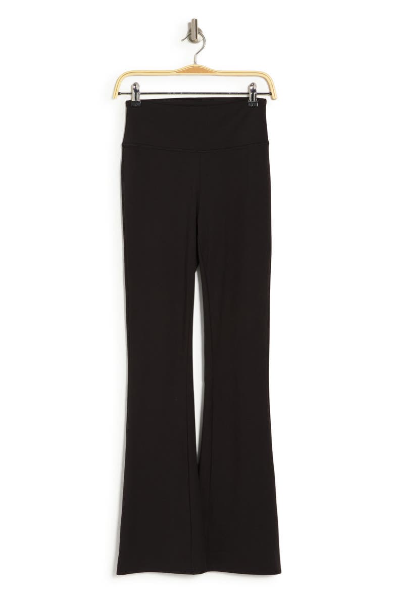 High Waist Bootcut Leggings, Alternate, color, BLACK