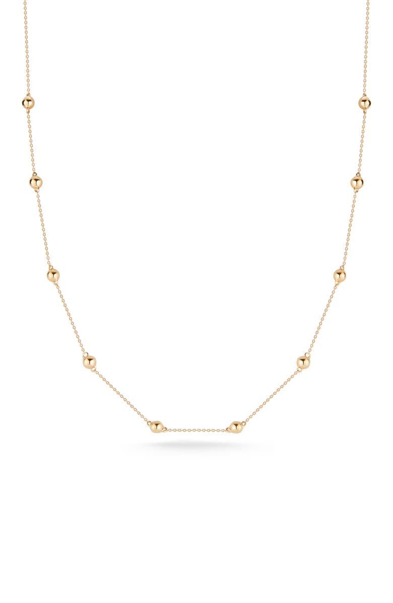 Dana Rebecca Designs Poppy Rae Ball Station Necklace, Main, color, 