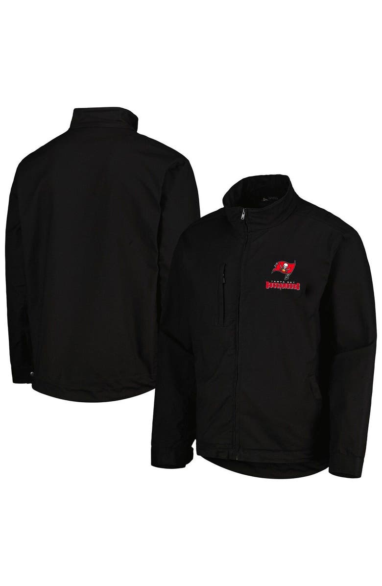 DUNBROOKE Men's Dunbrooke Black Tampa Bay Buccaneers Journey Workwear Tri-Blend Full-Zip Jacket, Main, color, Black