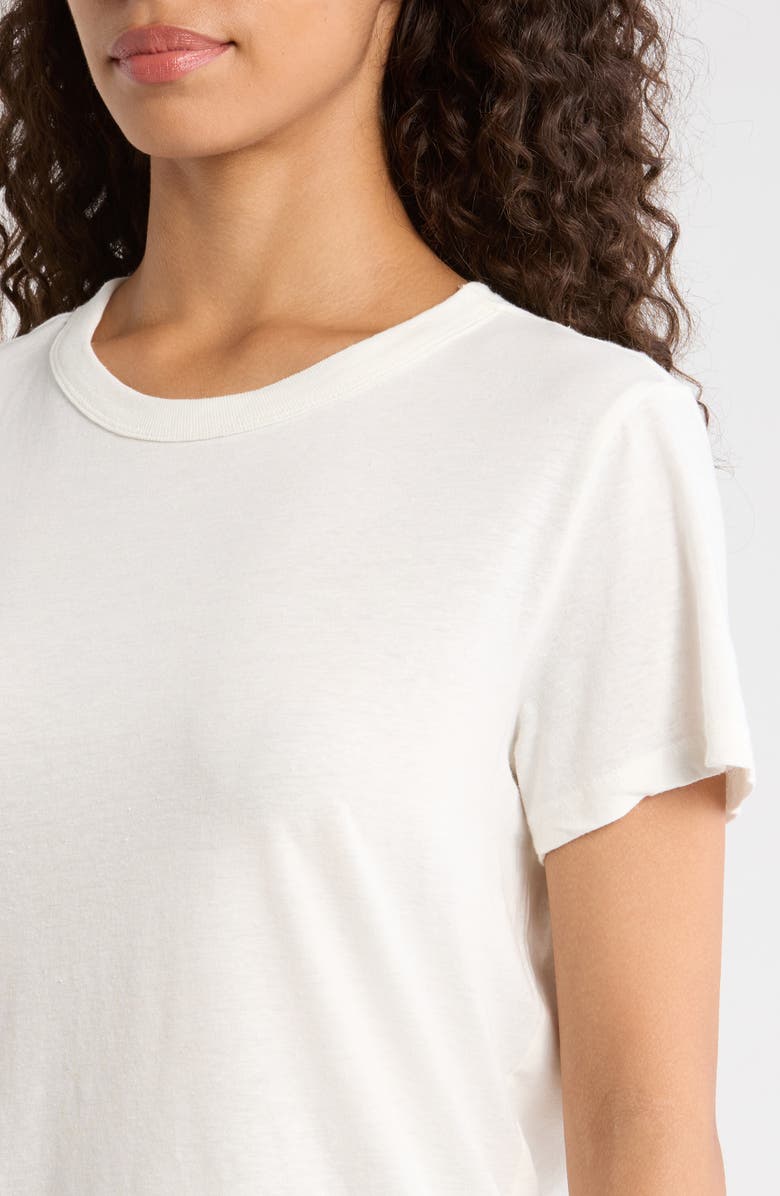 Marine Layer Tried & True Hemp & Cotton Crewneck T-Shirt, Alternate, color, Antique White