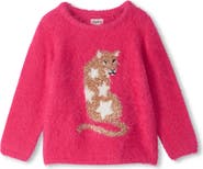Hatley Kids' Feline Everywhere Intarsia Sweater