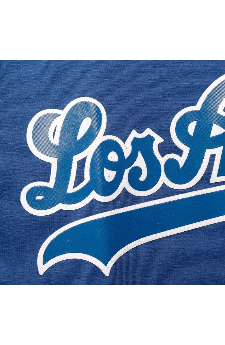PRO STANDARD Men's Pro Standard Royal/ Los Angeles Dodgers Taping T-Shirt, Alternate, color, 