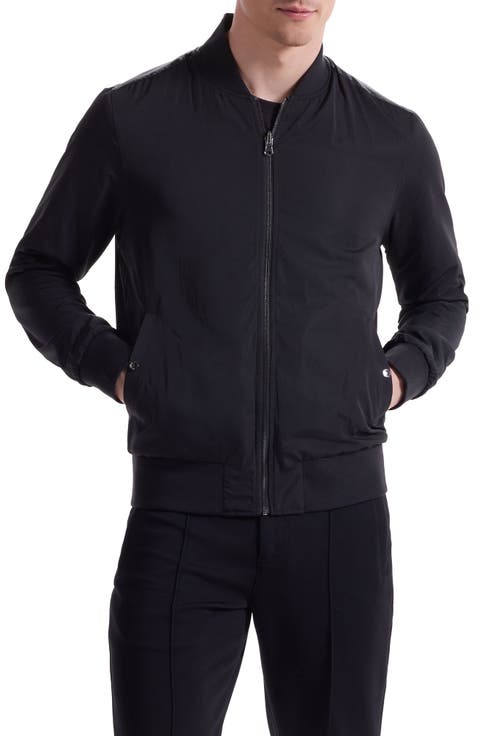 Soft Touch Knit Reversible Bomber Jacket