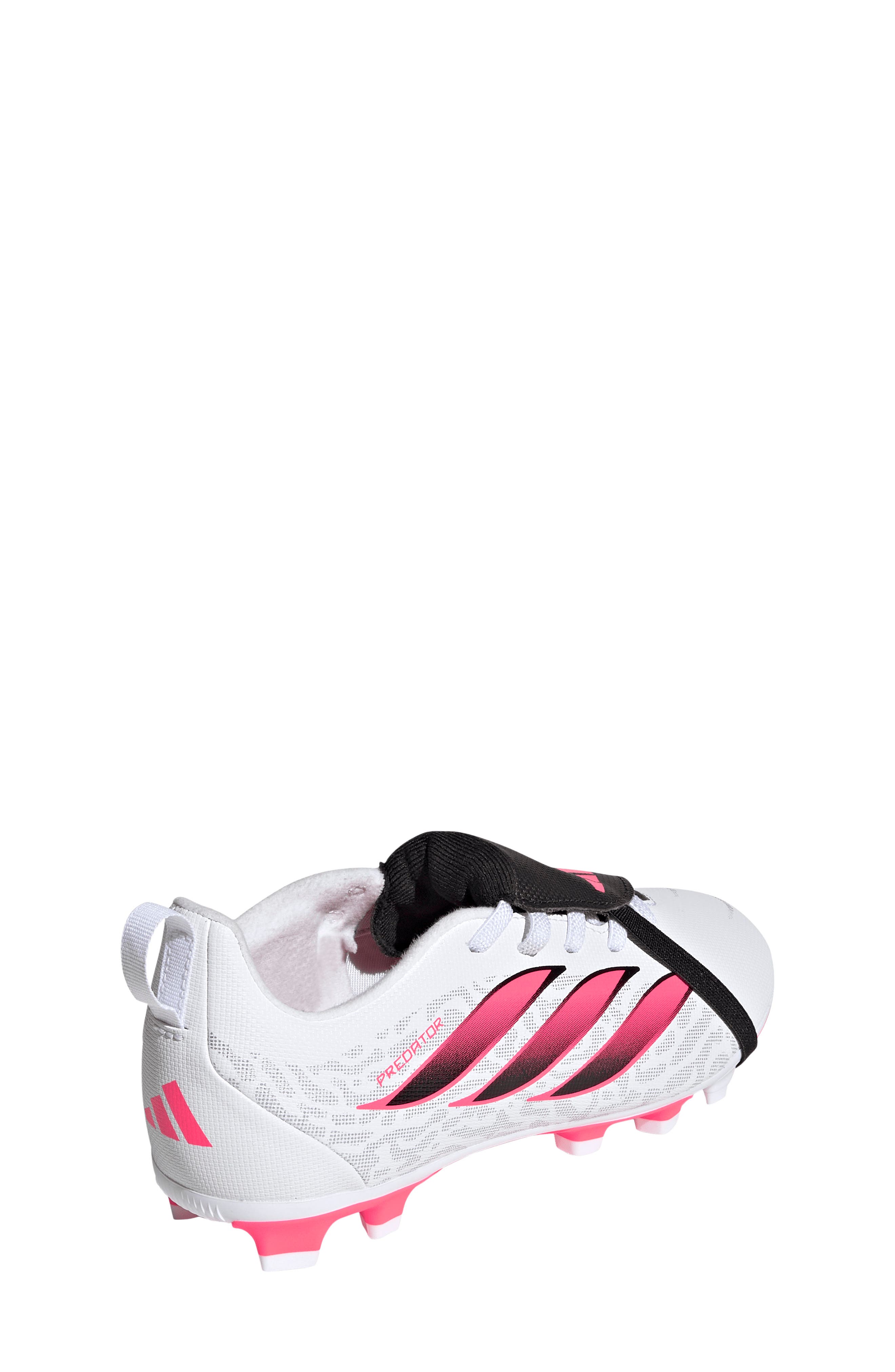 Kids' Predator Club Firm Ground/Multiground Soccer Cleat, Alternate, color, WHITE/ TURBO/ BLACK 1
