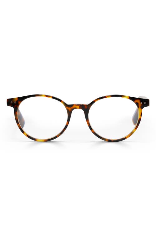Eyebobs Case Closed 48mm Round Reading Glasses In Tortoise