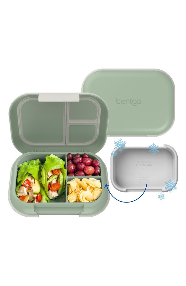 BENTGO Chill Leak-Proof Lunch Box, Main, color, Clay Green/ Gray