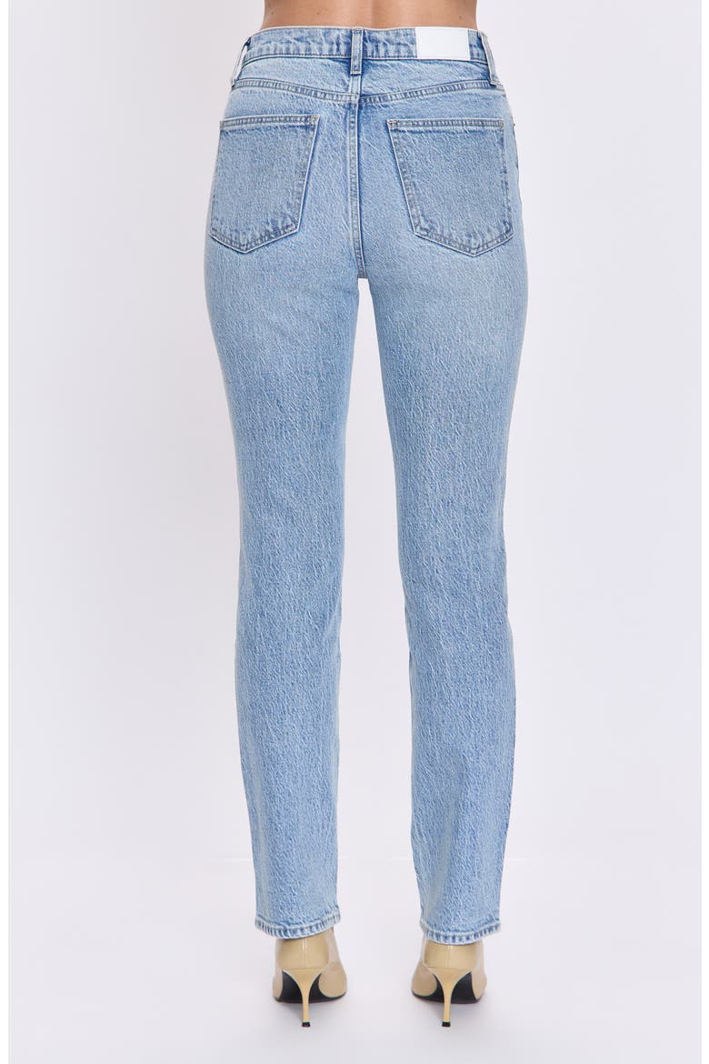 Bri High Waist Ankle Straight Leg Jeans, Alternate, color, SEQUEL