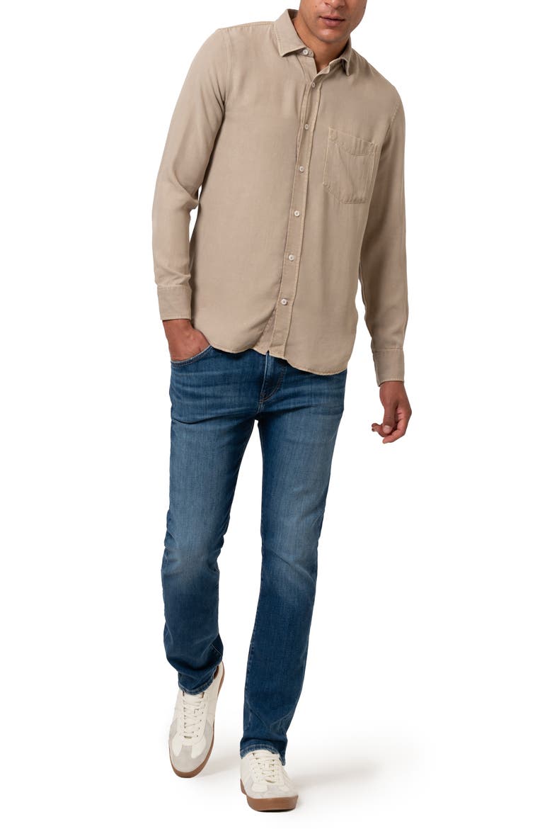 Courage Straight Leg Jeans, Alternate, color, DARK BRUSHED ORGANIC