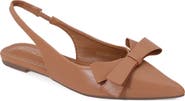 BERNESS Cinnamon Bow Slingback Flat