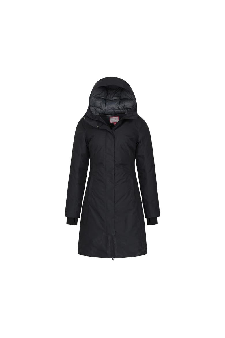 Polar Down Long Length Hybrid Jacket, Alternate, color, Black