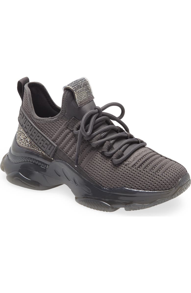 Steve Madden Maxima Monochrome Knit Sneaker, Main, color,