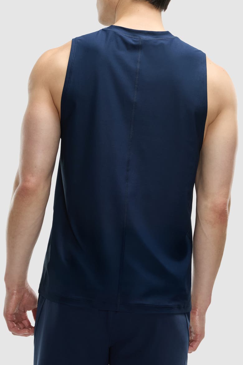 Essential Muscle Tank, Alternate, color, Deep Navy