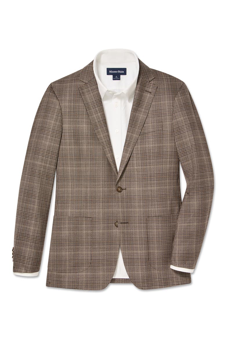 Lavelle Wool Sport Coat, Alternate, color, ESPRESSO MID GLEN CHECK