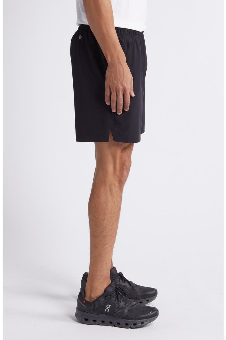 Racquet 6-Inch Athletic Shorts, Alternate, color, BLACK