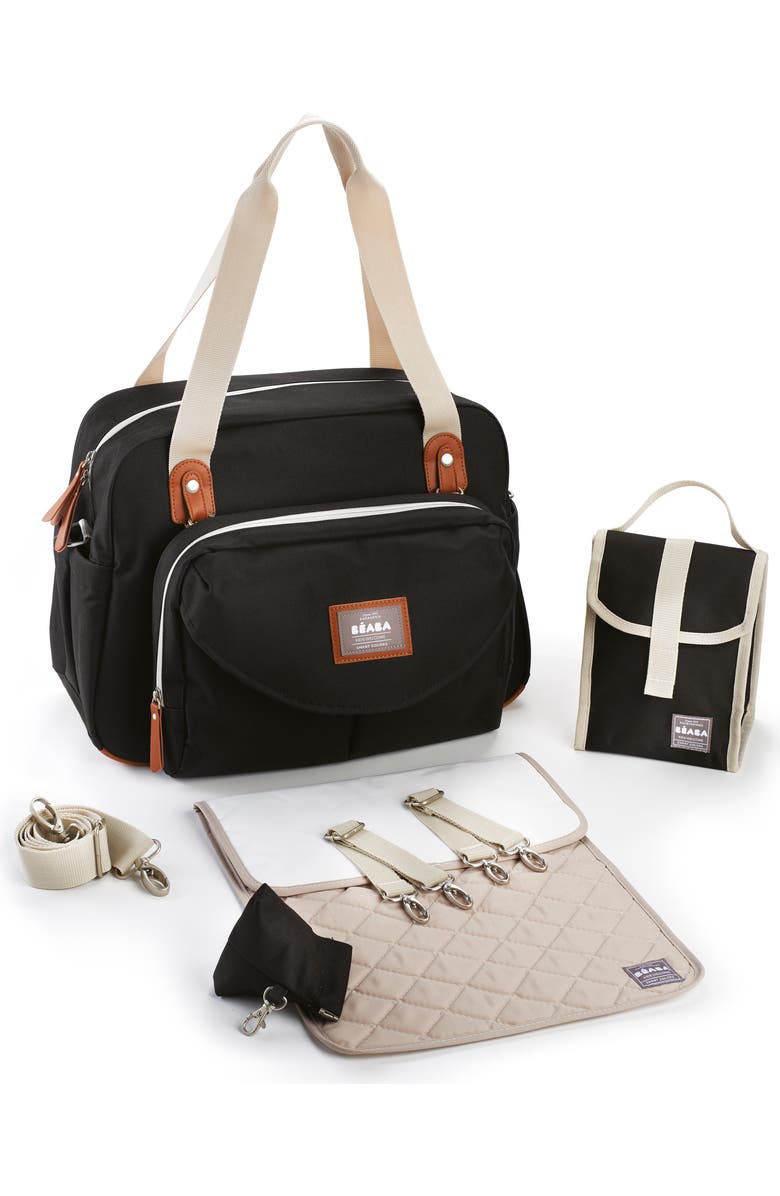 BEABA Geneva Diaper Bag, Alternate, color, Black