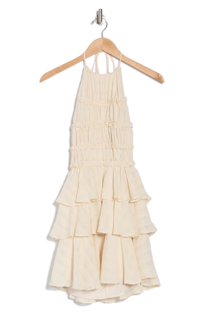Lush Halter Ruffle Minidress, Main, color,
