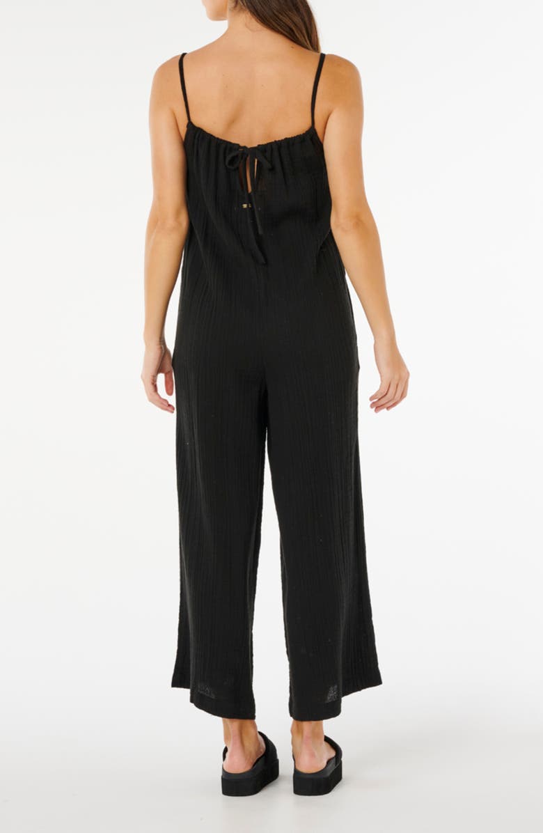Rip Curl Surf Wide Leg Jumpsuit, Alternate, color, Black