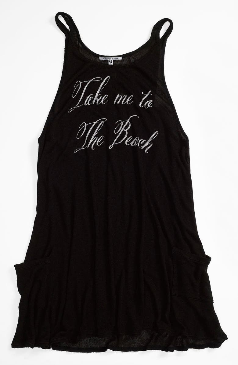 Wildfox 'Take Me to the Beach' Cover-Up, Alternate, color, 