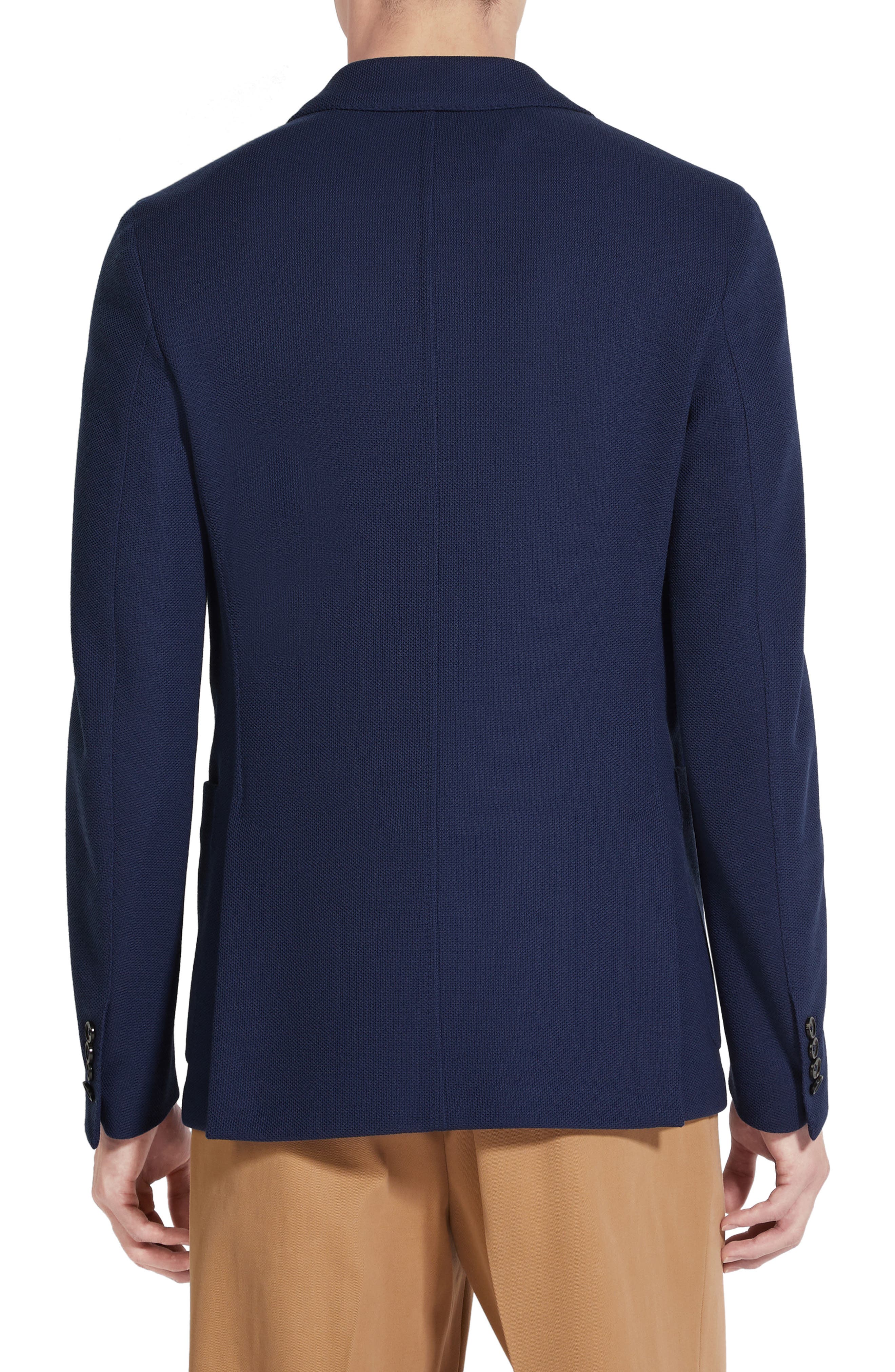 High Performance Wool & Cotton Jersey Jacket - image 2