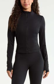 Zella Thrive Rib Full Zip Jacket