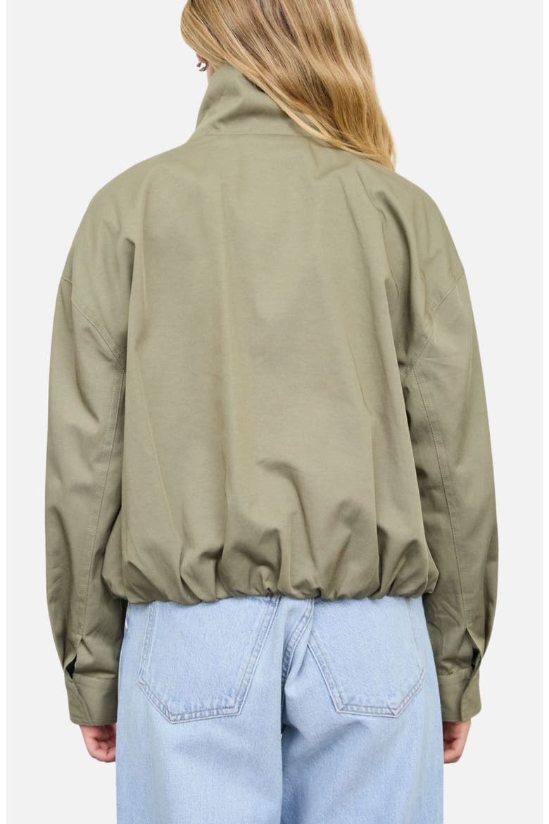 Cotton Blend Windbreaker, Alternate, color, OLIVE