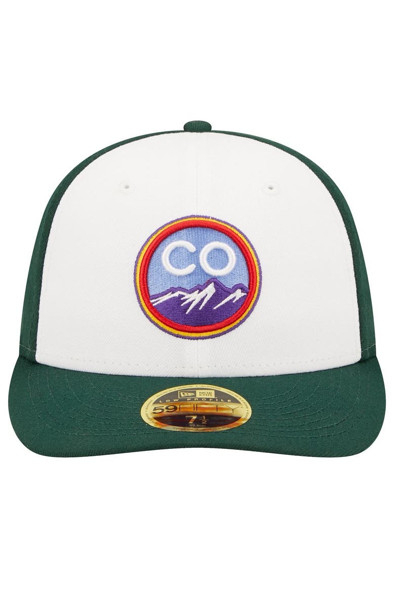 Men's New Era Green Colorado Rockies 2022 City Connect Low Profile 59FIFTY Fitted Hat, Alternate, color, Green
