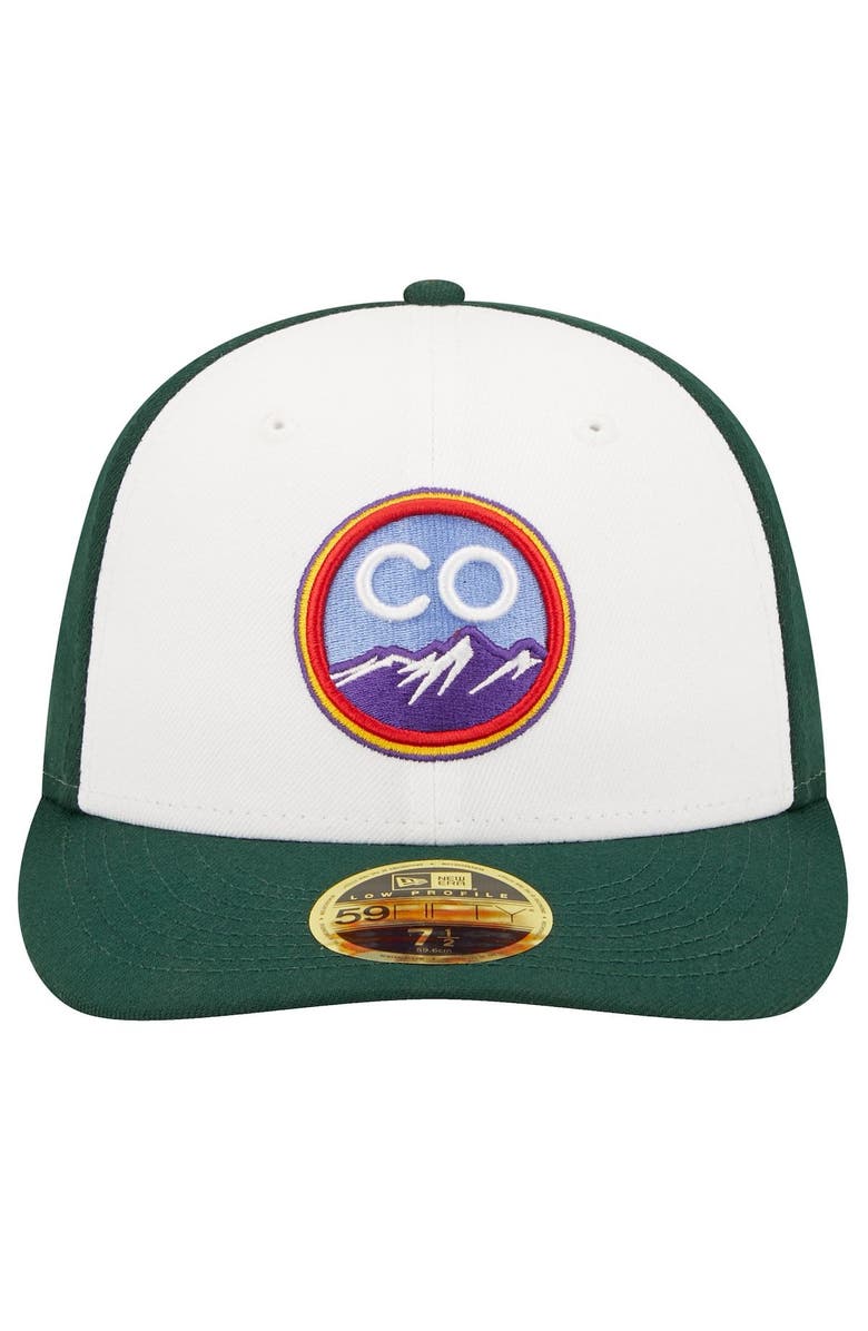 New Era Men's New Era Green Colorado Rockies 2022 City Connect Low Profile 59FIFTY Fitted Hat, Alternate, color, Green
