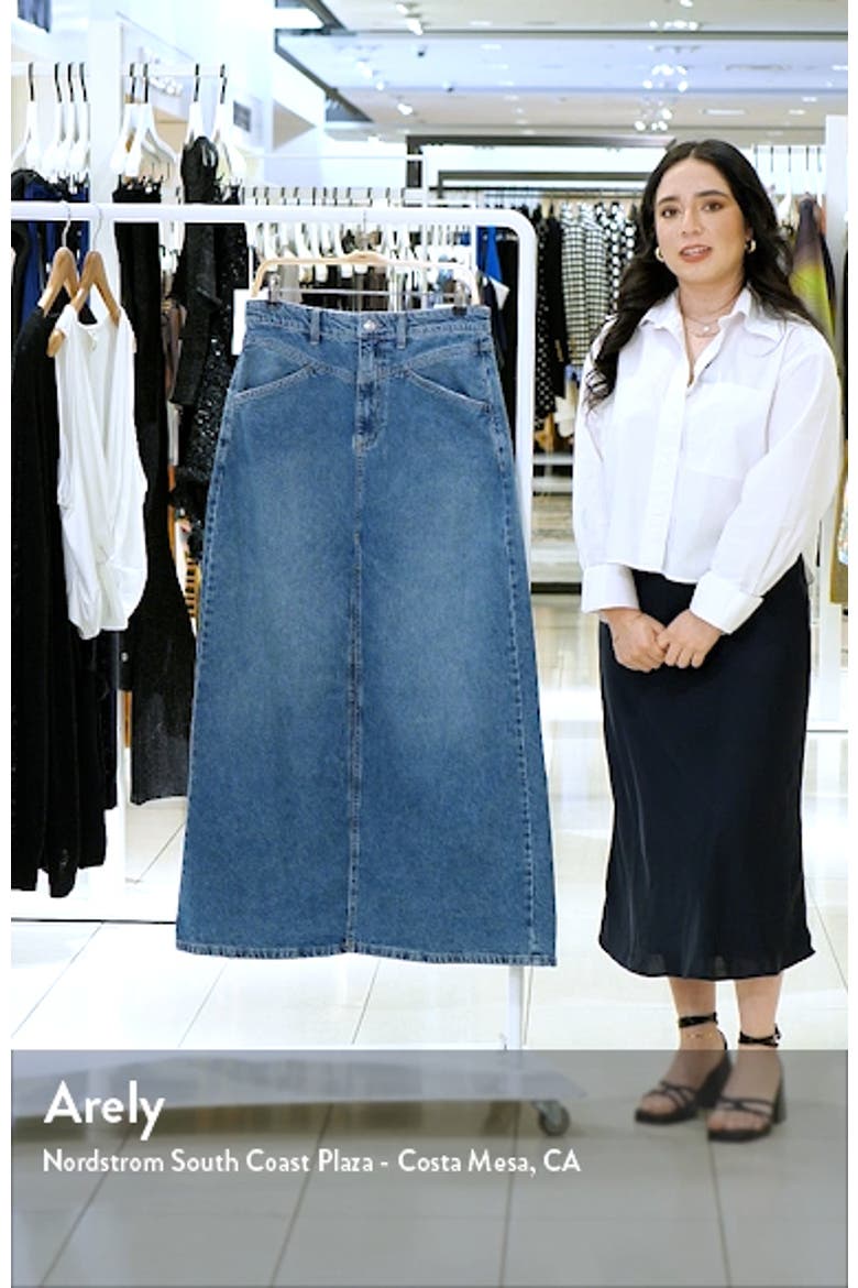 Come as You Are Denim Maxi Skirt video