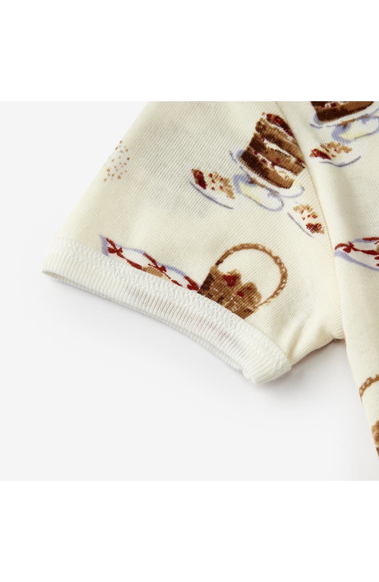 Milkbarn Organic Cotton Shortall, Alternate, color, Picnic