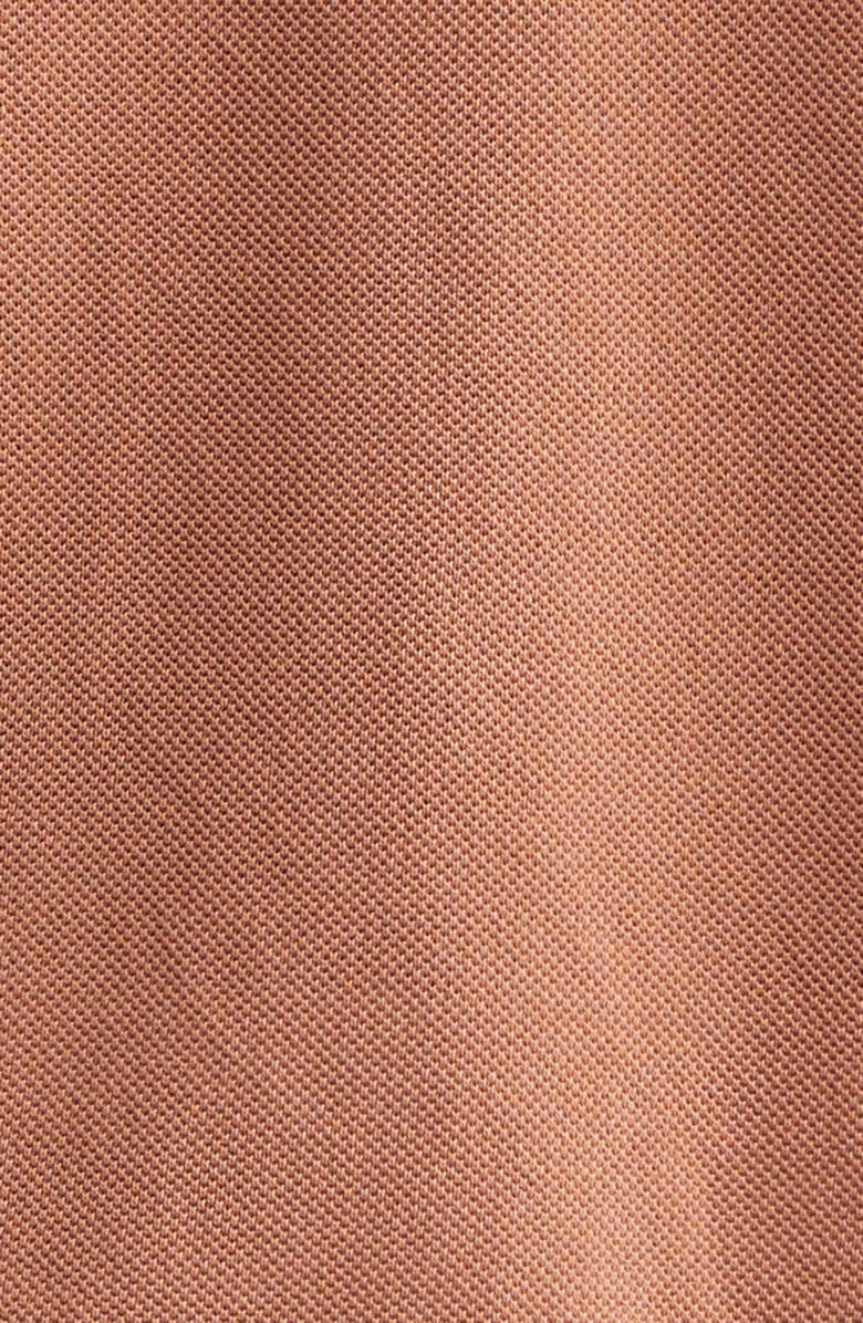 Thom Sweeney Cotton Air Crepe Polo, Alternate, color, Burnt Orange