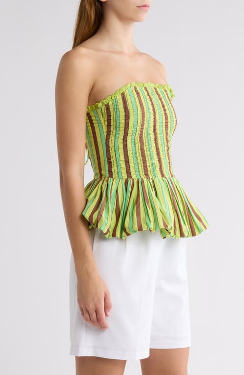 Damson Madder Bethan Bubble Camisole In Green