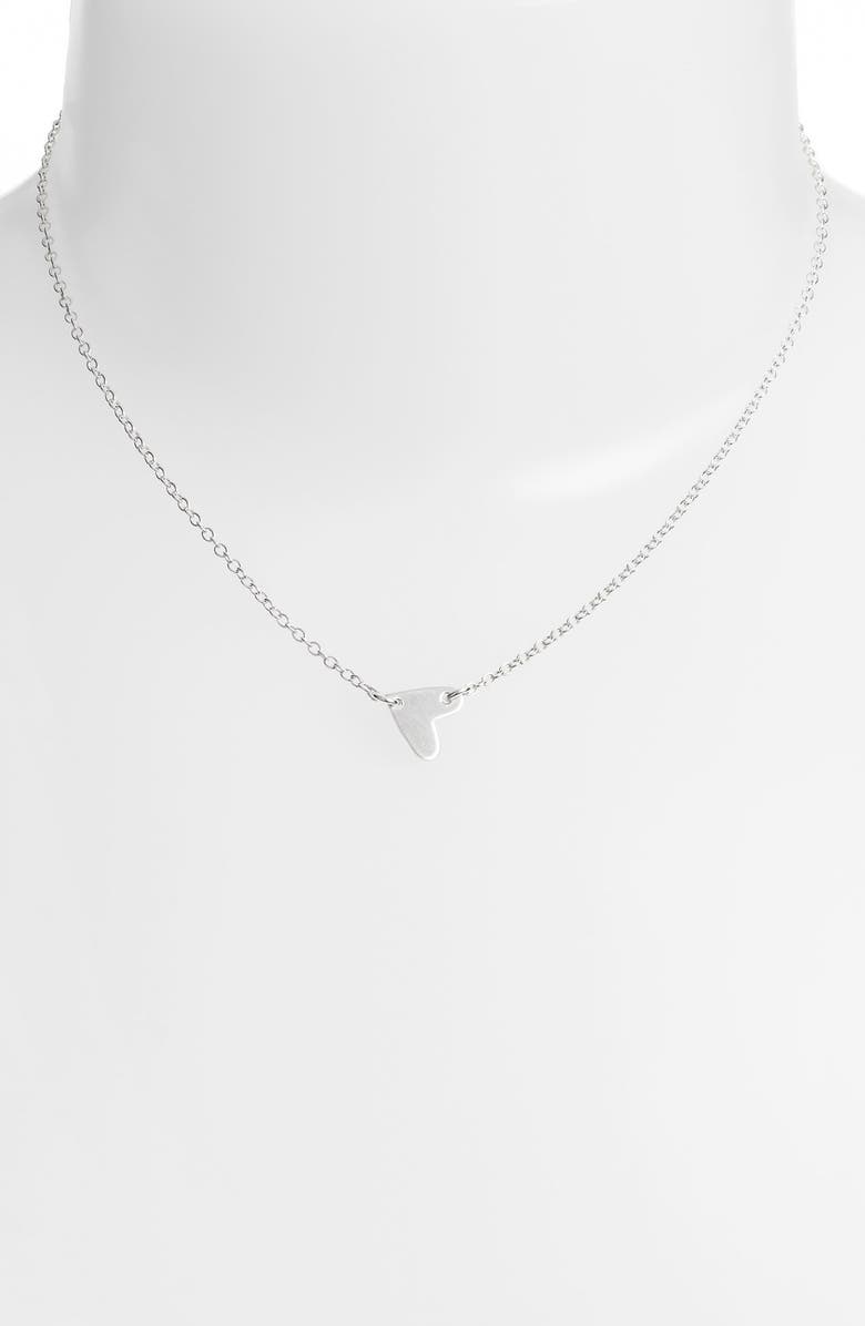 Nashelle Mini Heart Pendant Choker, Alternate, color,