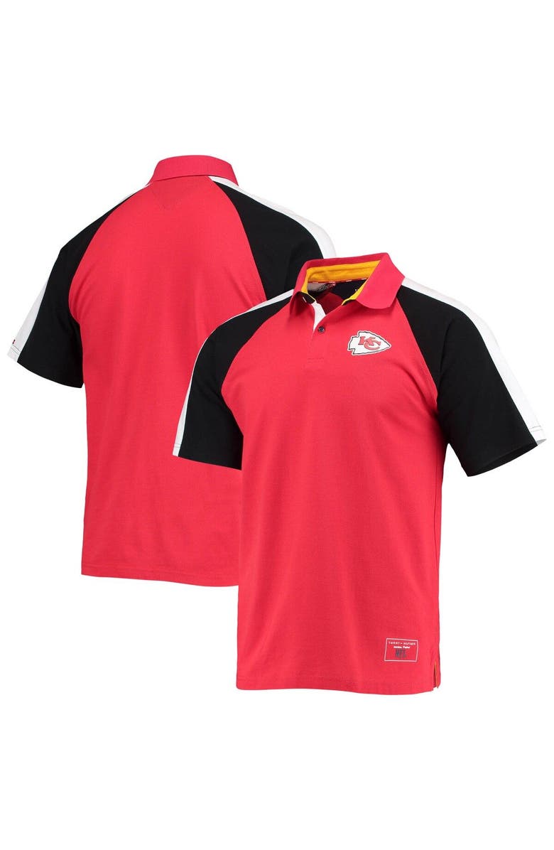 Tommy Hilfiger Men's Tommy Hilfiger Red/White Kansas City Chiefs Holden Raglan Polo, Alternate, color, 