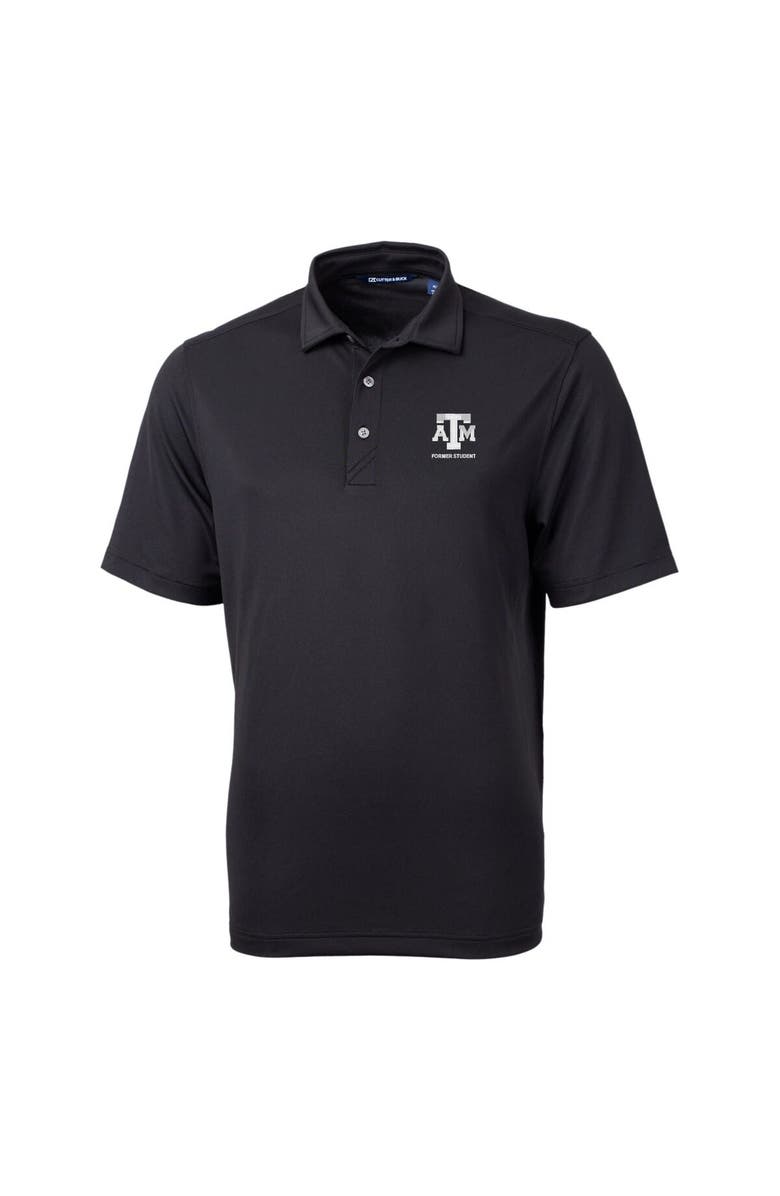 Cutter & Buck Men's Cutter & Buck  Black Texas A&M Aggies Alumni Logo Virtue Eco Pique Recycled Polo, Alternate, color, 