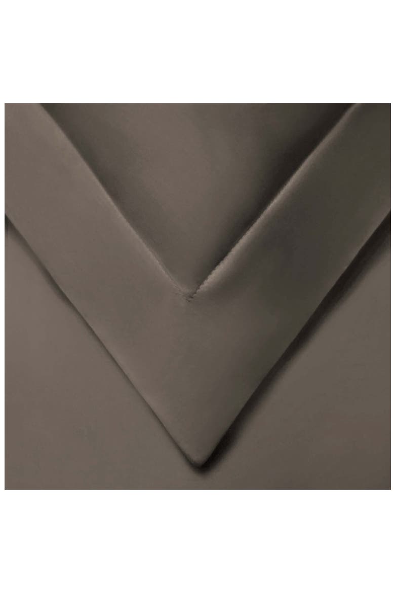 600 Thread Count Sateen Duvet Cover & Shams Set, Alternate, color, GREY