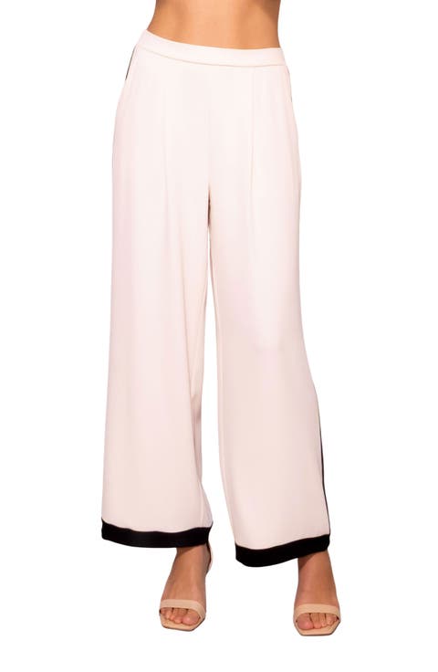 Side Stripe Wide Leg Pants