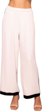 MELLODAY Side Stripe Wide Leg Pants