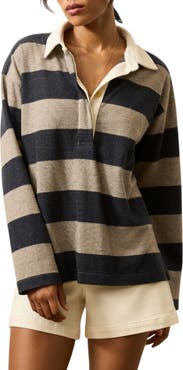 Faherty Legend Rugby Stripe Sweater