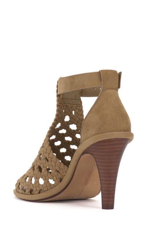 Vince Camuto Frasper Woven Ankle Strap Sandal In New Tortilla