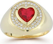 SPHERA MILANO Heart Signet Ring