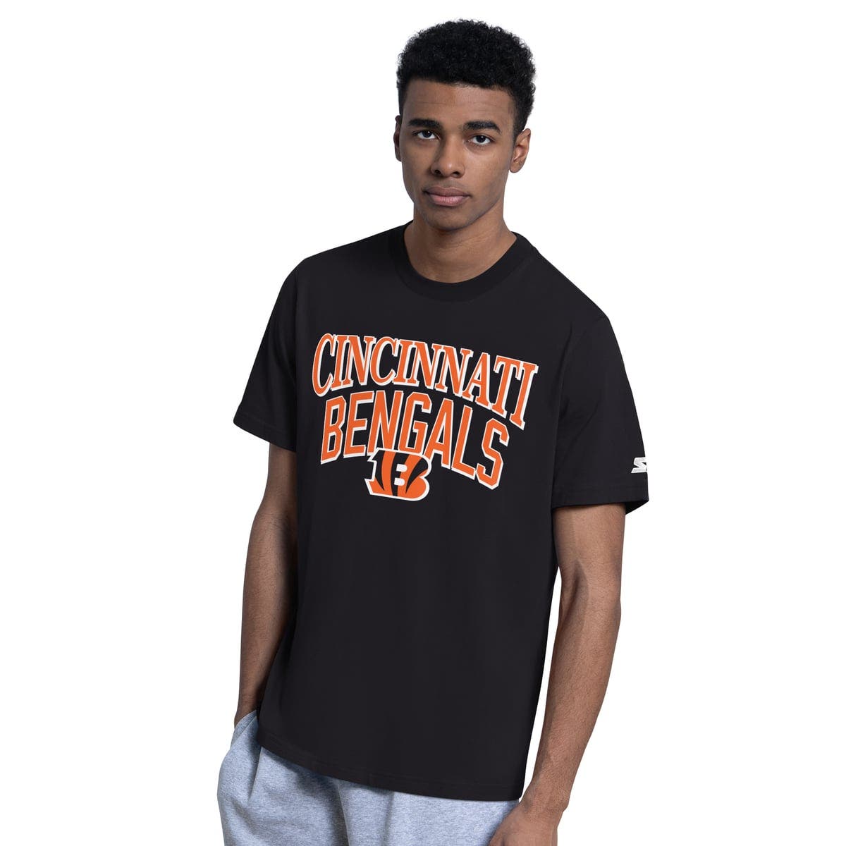 STARTER Men's Starter Black/Heather Gray Cincinnati Bengals Two-Pack ...